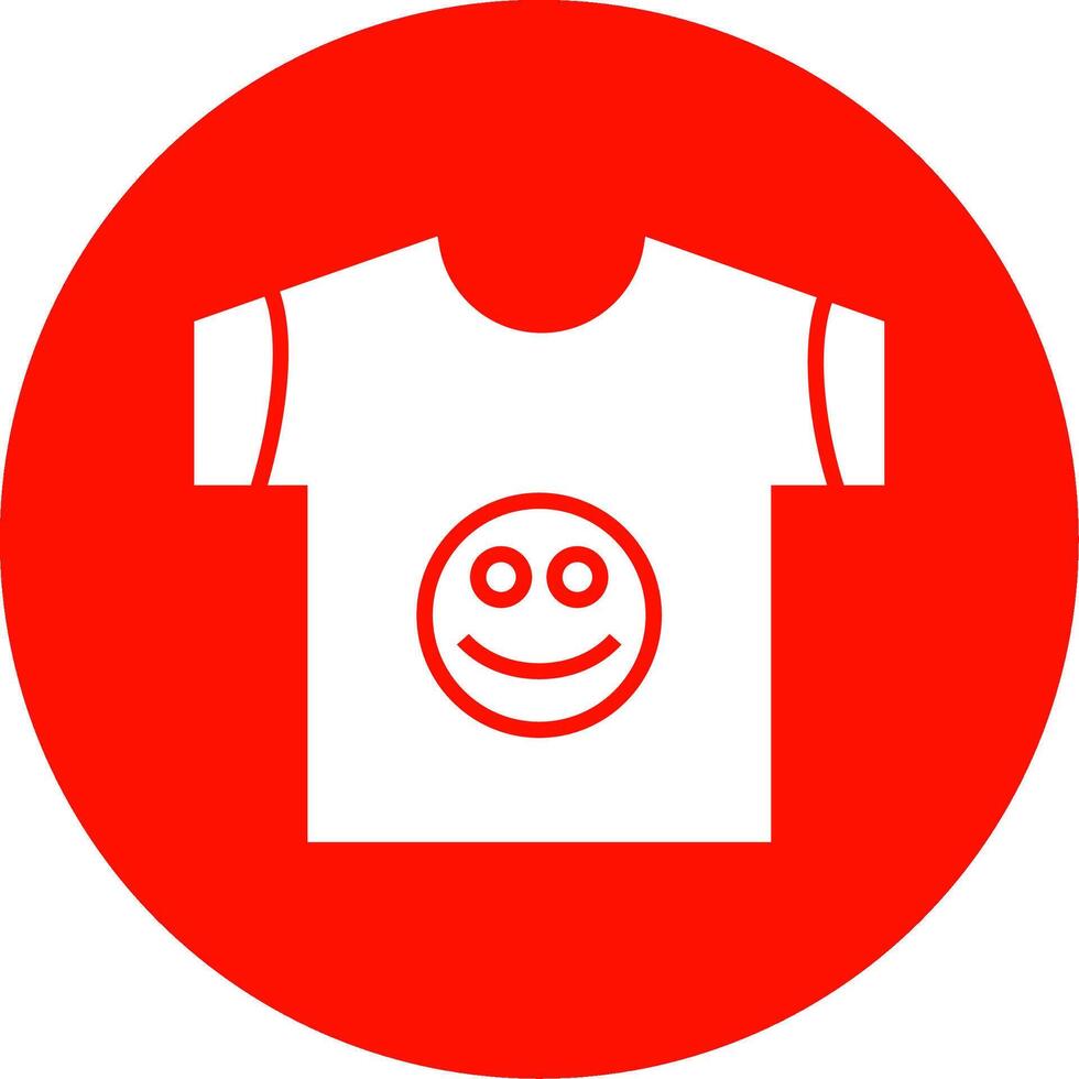 T Shirt Multi Color Circle Icon vector