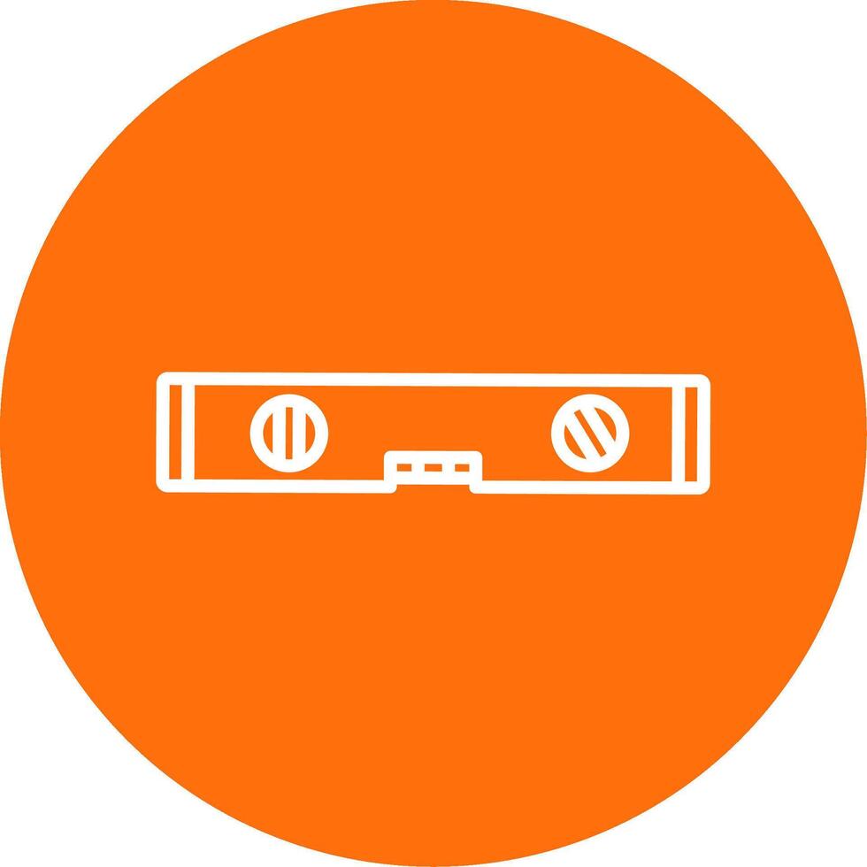 Level Tools Multi Color Circle Icon vector