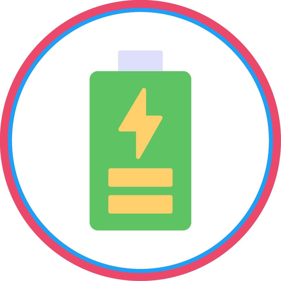 Cell Flat Circle Icon vector