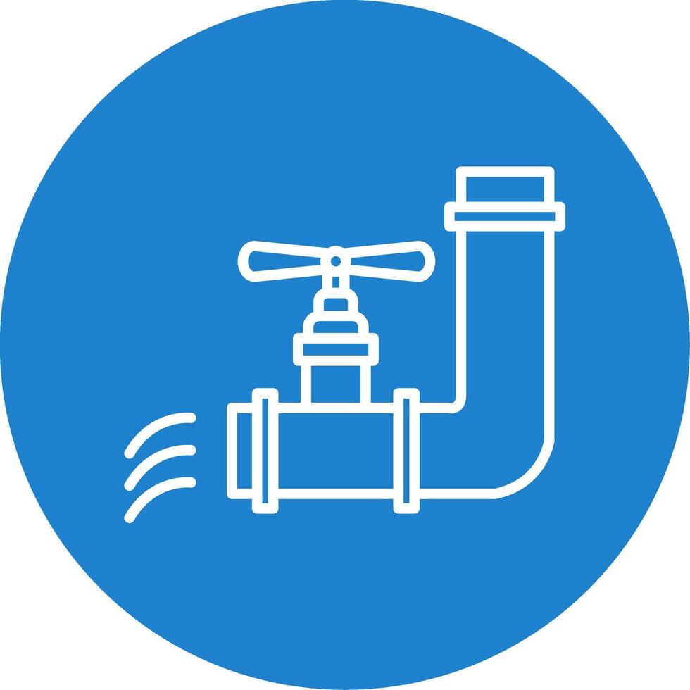 Water Supply Multi Color Circle Icon vector