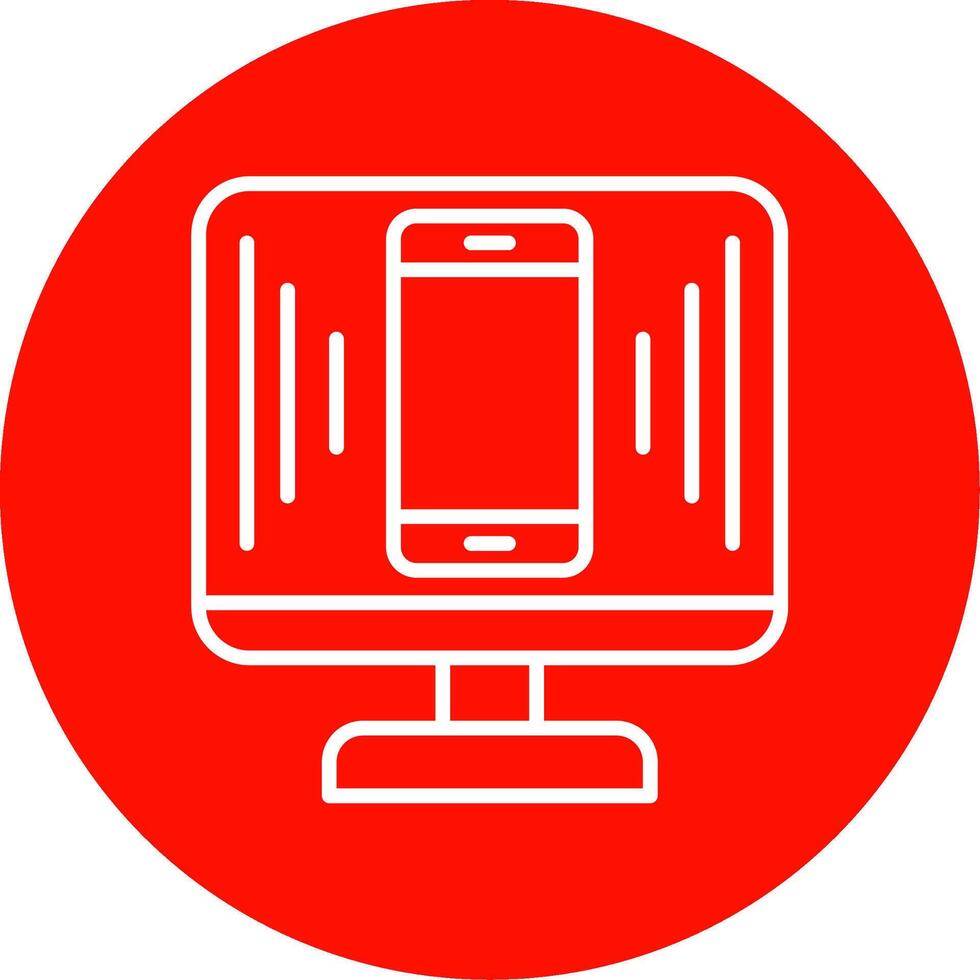 Responsive Design Multi Color Circle Icon vector