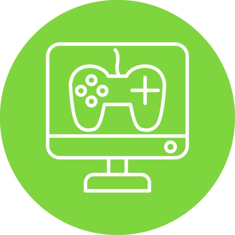 Game Development Multi Color Circle Icon vector