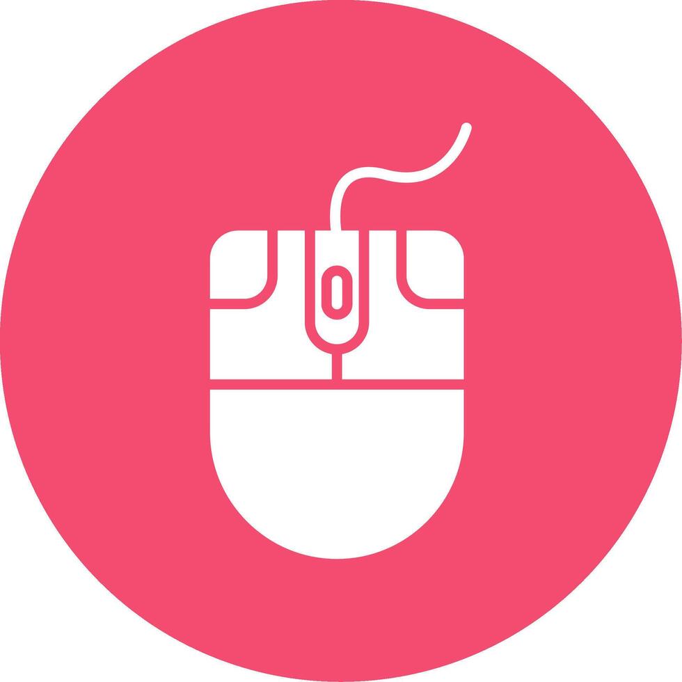 Mouse Multi Color Circle Icon vector
