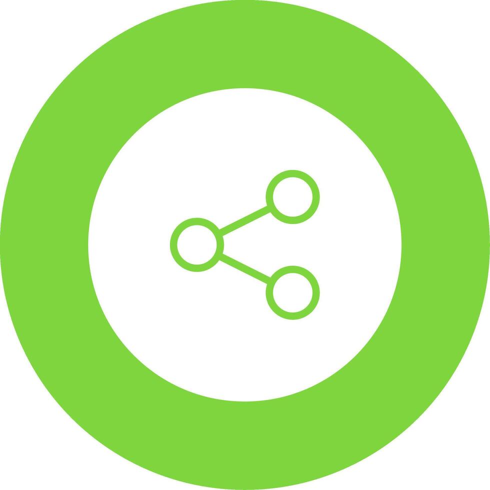 Share Multi Color Circle Icon vector