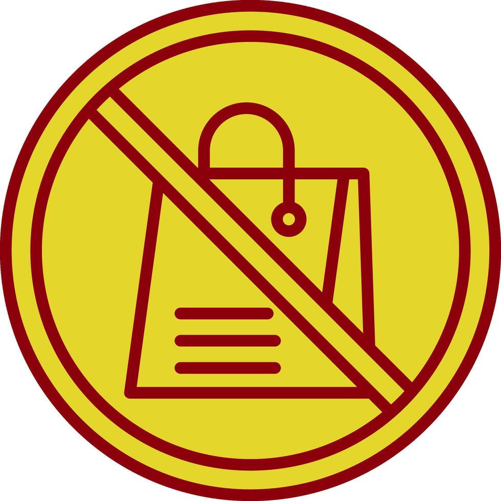 prohibido firmar Clásico icono diseño vector