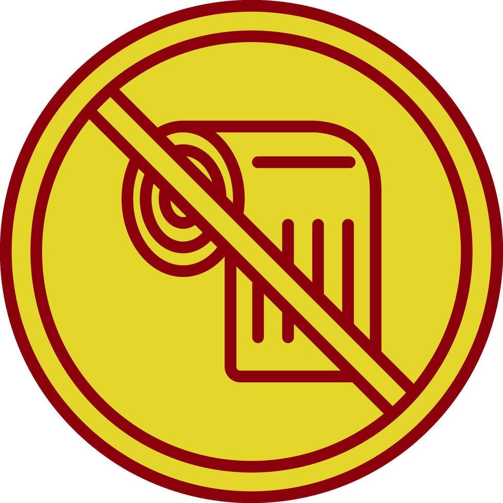 Prohibited Sign Vintage Icon Design vector
