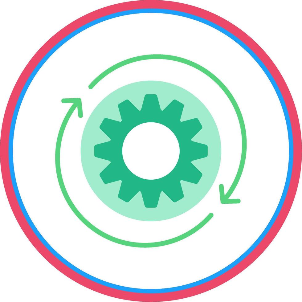 Iteration Flat Circle Icon 43586379 Vector Art at Vecteezy