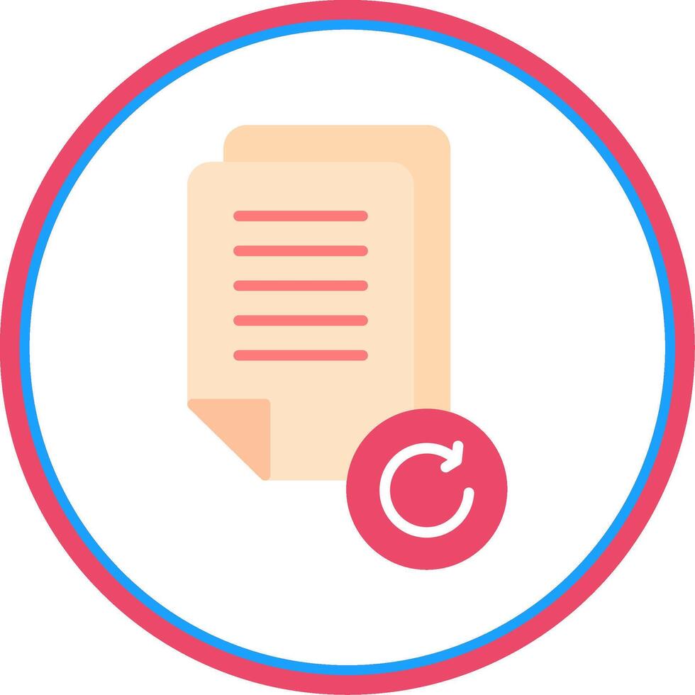 Sprint Flat Circle Icon vector