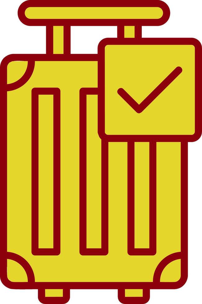 Luggage Vintage Icon Design vector