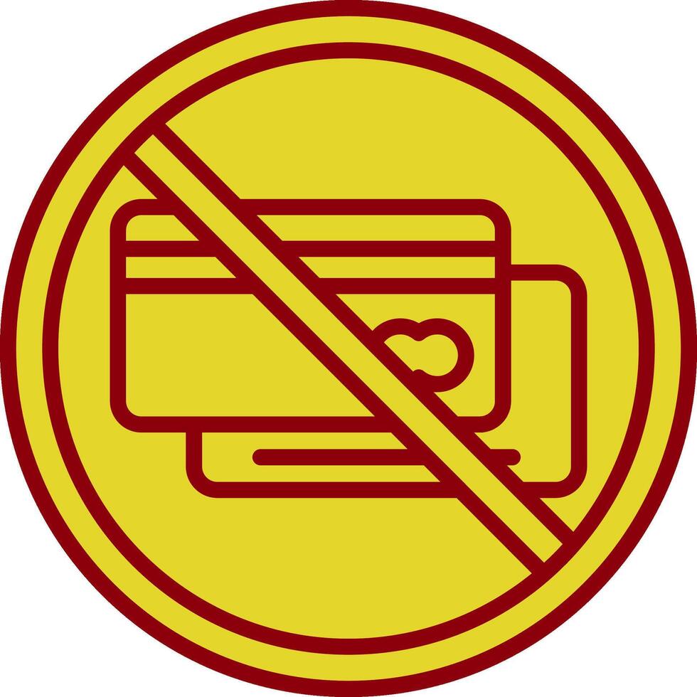 Prohibited Sign Vintage Icon Design vector