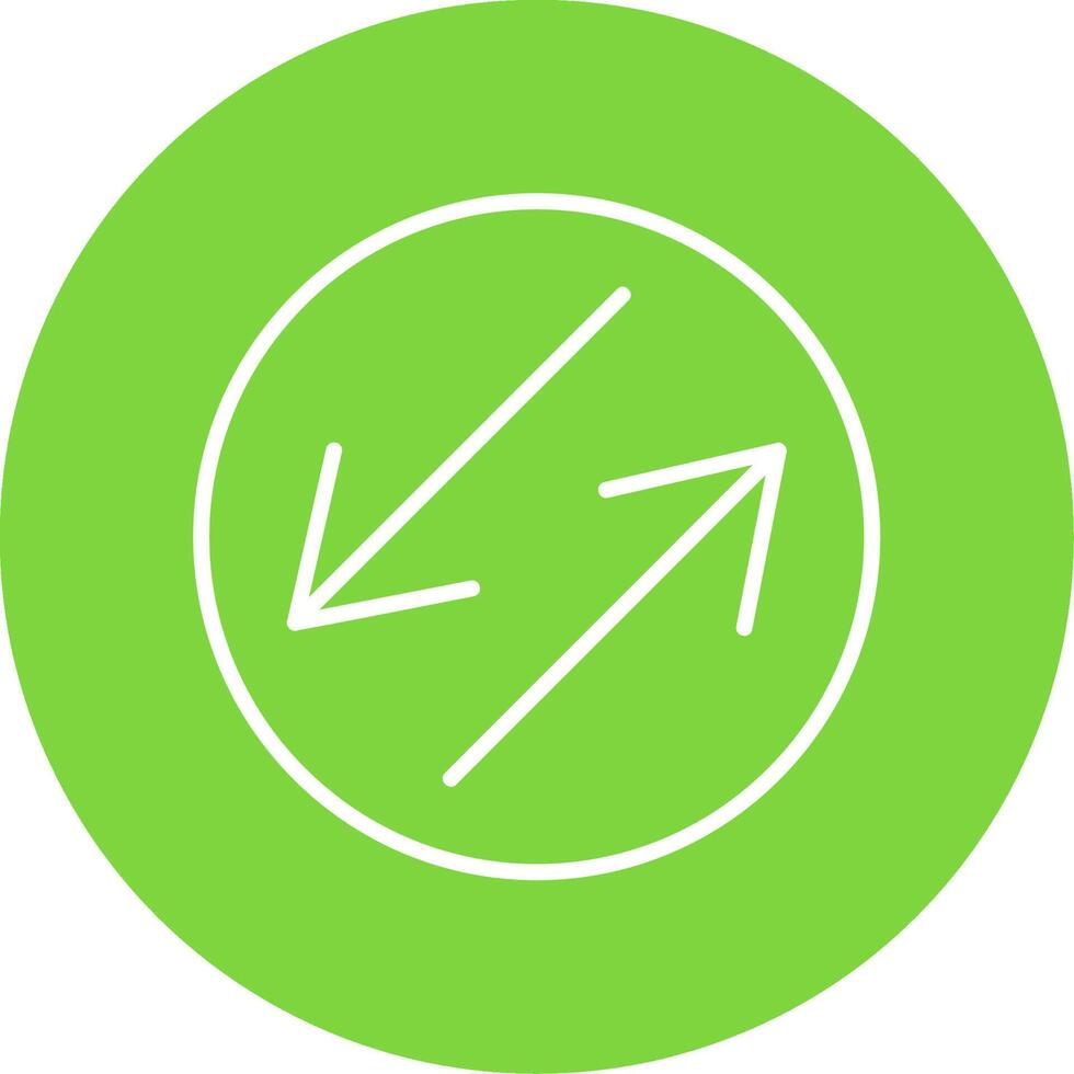 Swap Multi Color Circle Icon vector