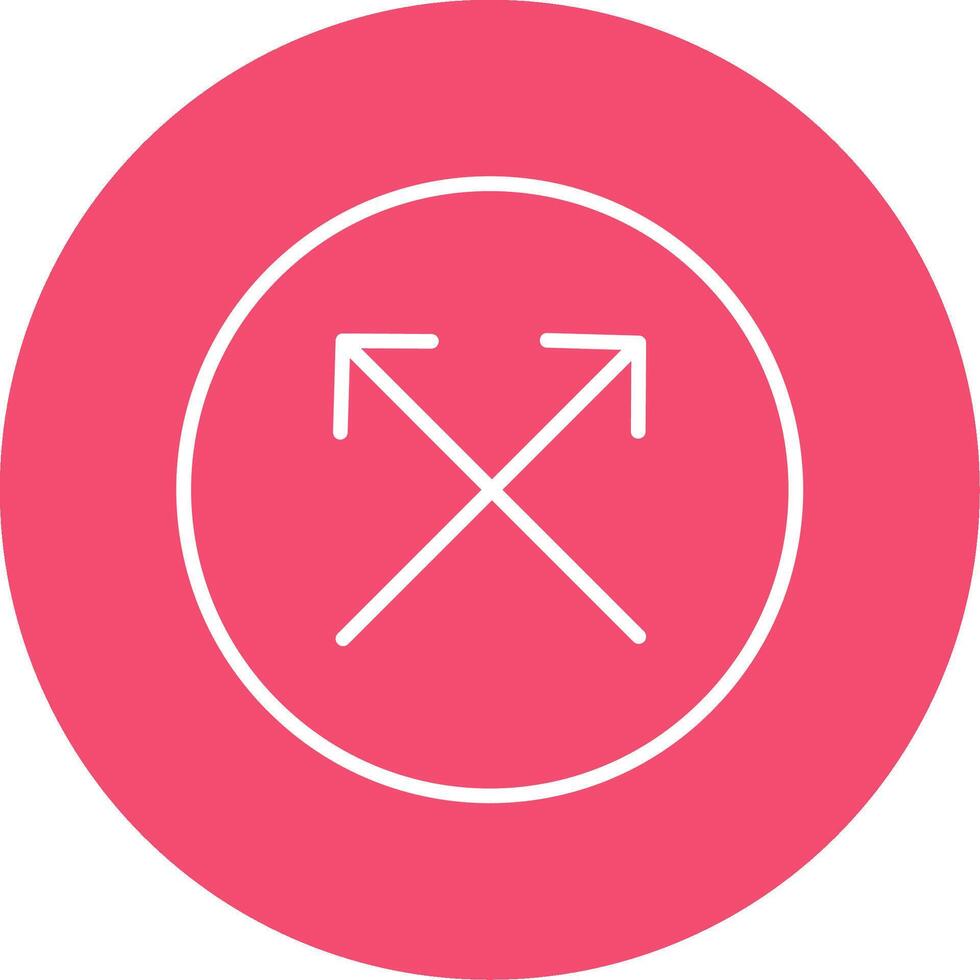 Split Multi Color Circle Icon vector