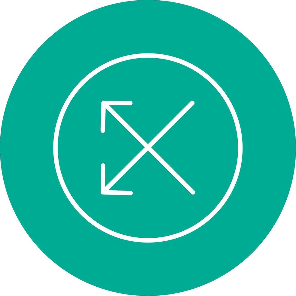 Split Multi Color Circle Icon vector