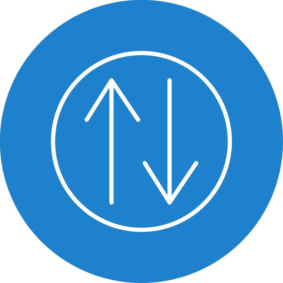 Swap Multi Color Circle Icon vector