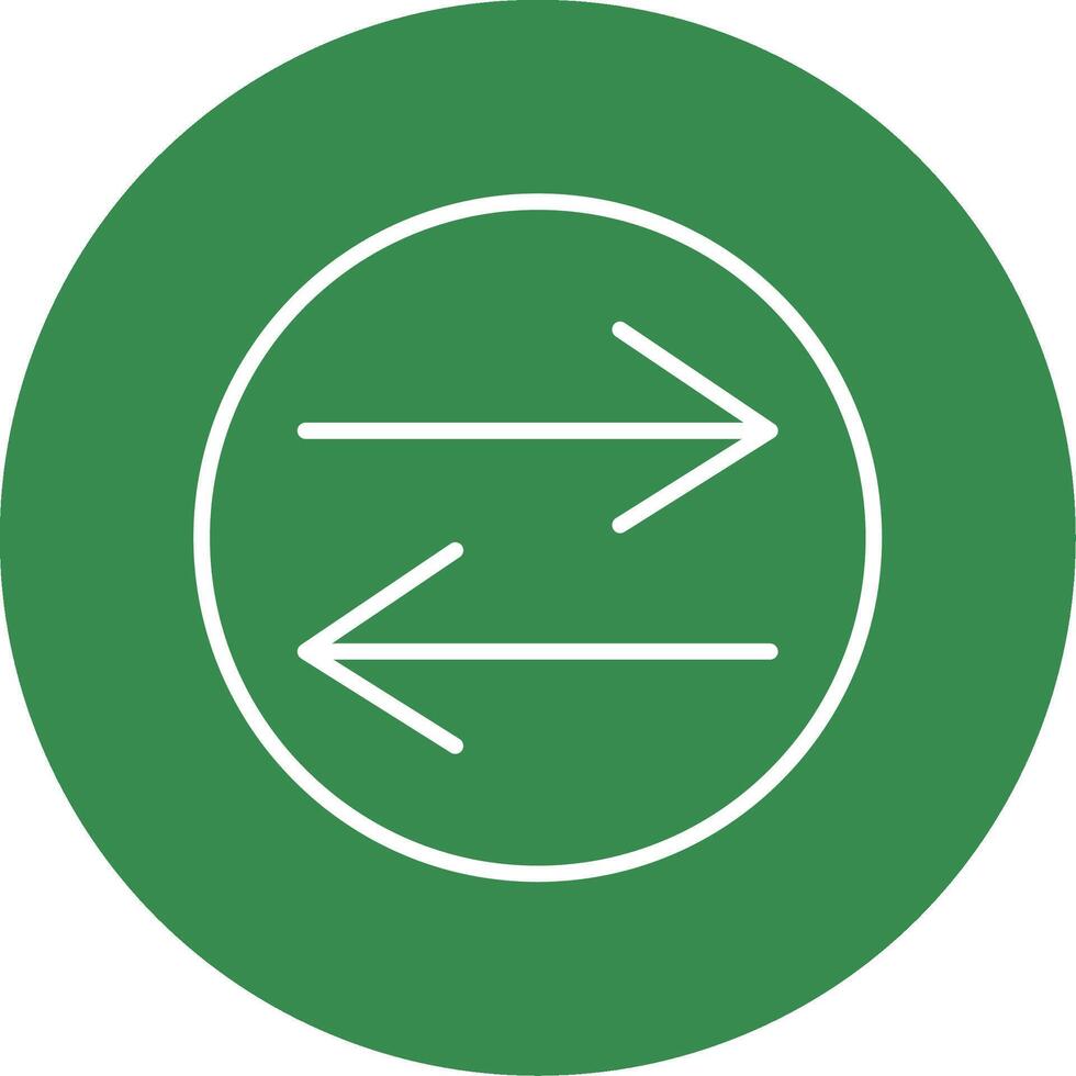 Swap Multi Color Circle Icon vector