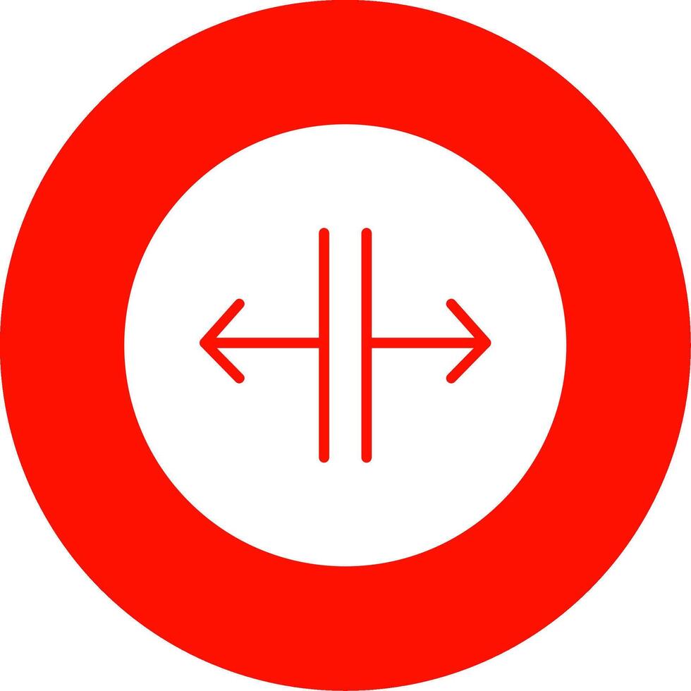 SPLIT Multi Color Circle Icon vector