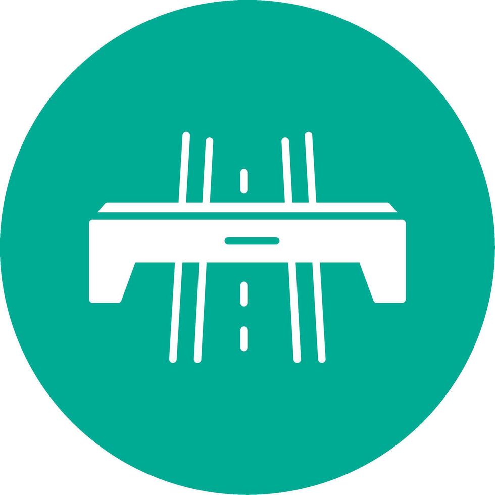 Motorway Multi Color Circle Icon vector