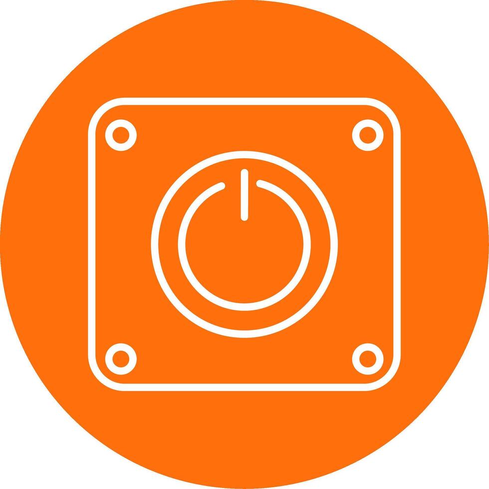 Power Multi Color Circle Icon vector