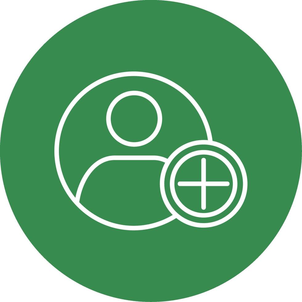 Add Multi Color Circle Icon vector