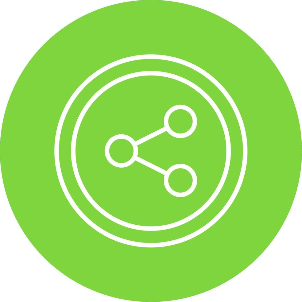 Share Multi Color Circle Icon vector