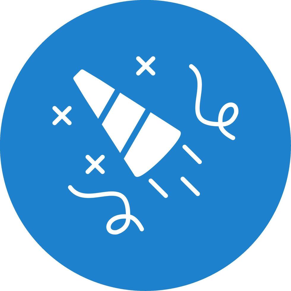 Celebration Multi Color Circle Icon vector