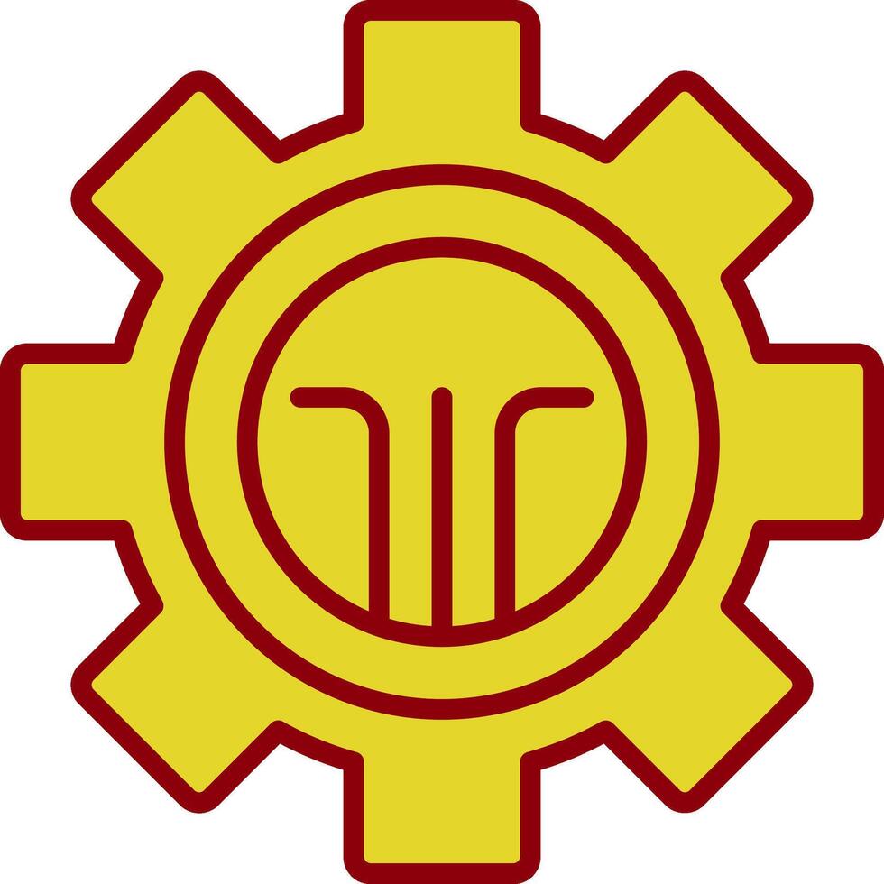 Cog Vintage Icon Design vector