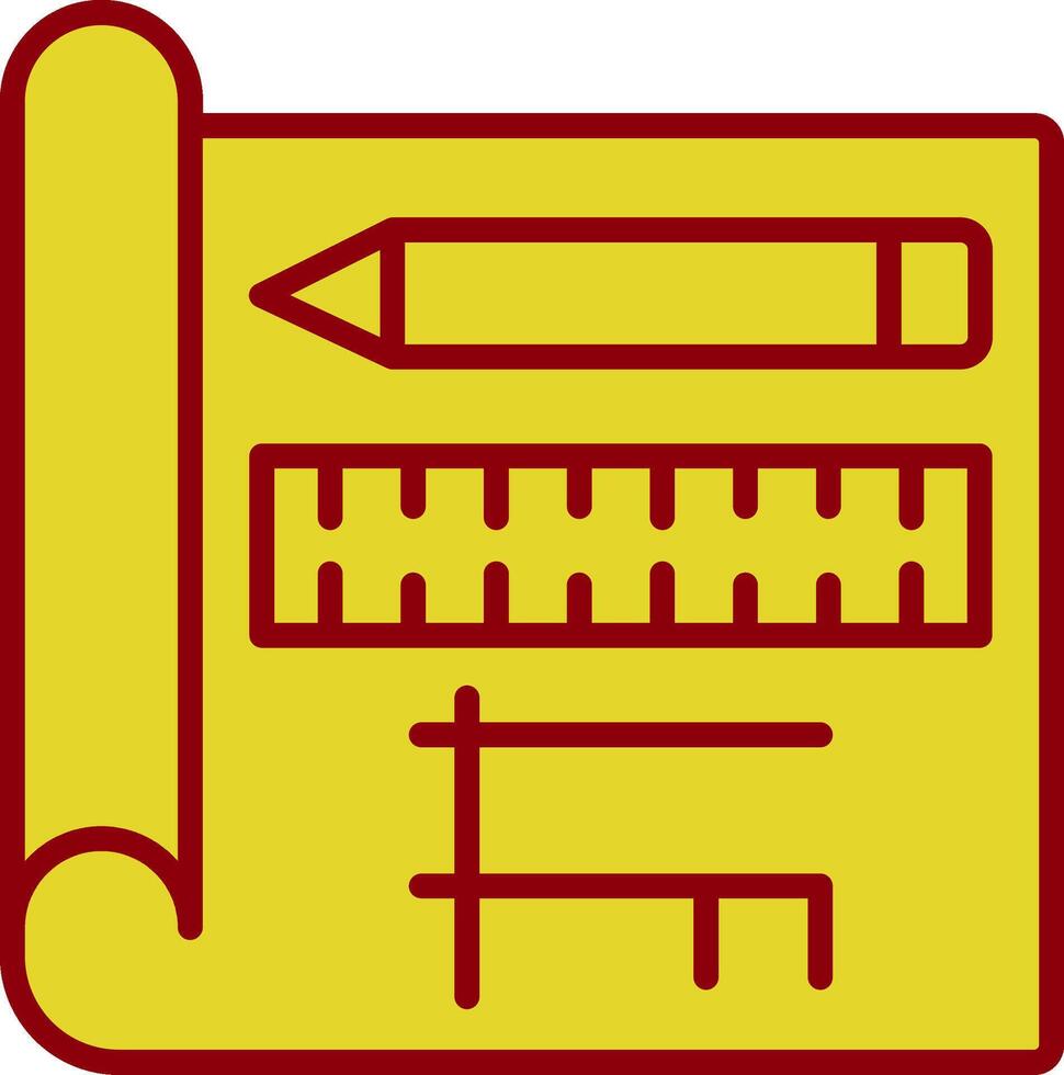 Blueprint Vintage Icon Design vector