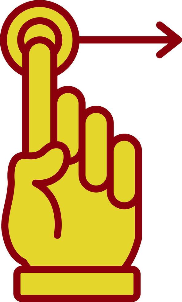 Hand Drag Vintage Icon Design vector
