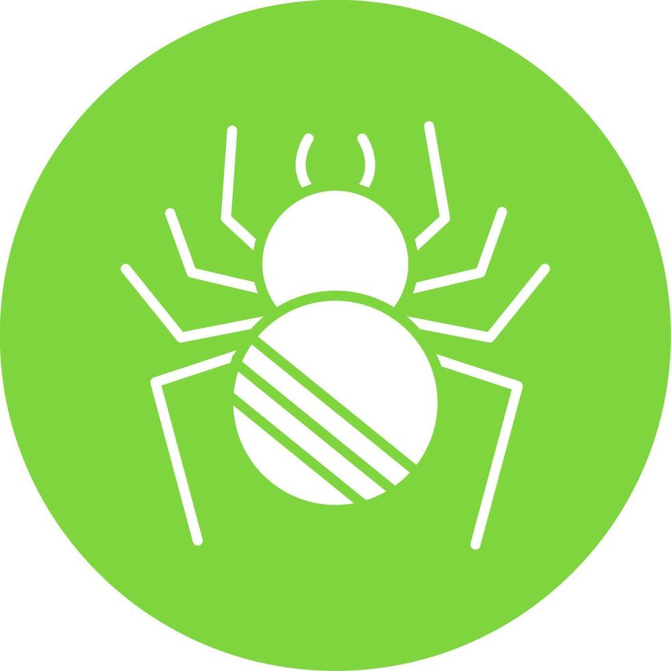 Spider Multi Color Circle Icon vector