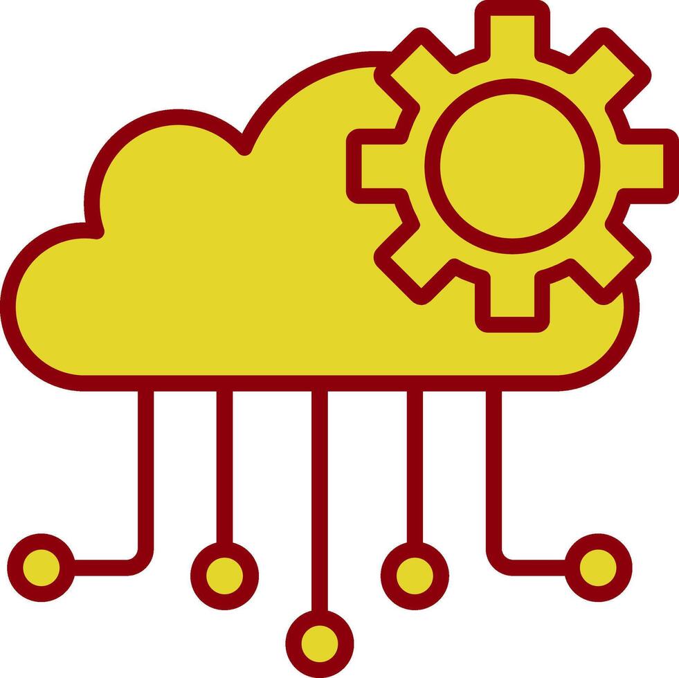 nube informática Clásico icono diseño vector