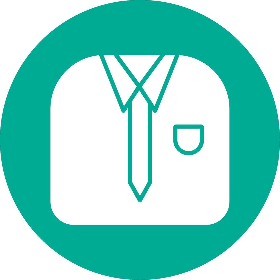 Working Suit Multi Color Circle Icon vector
