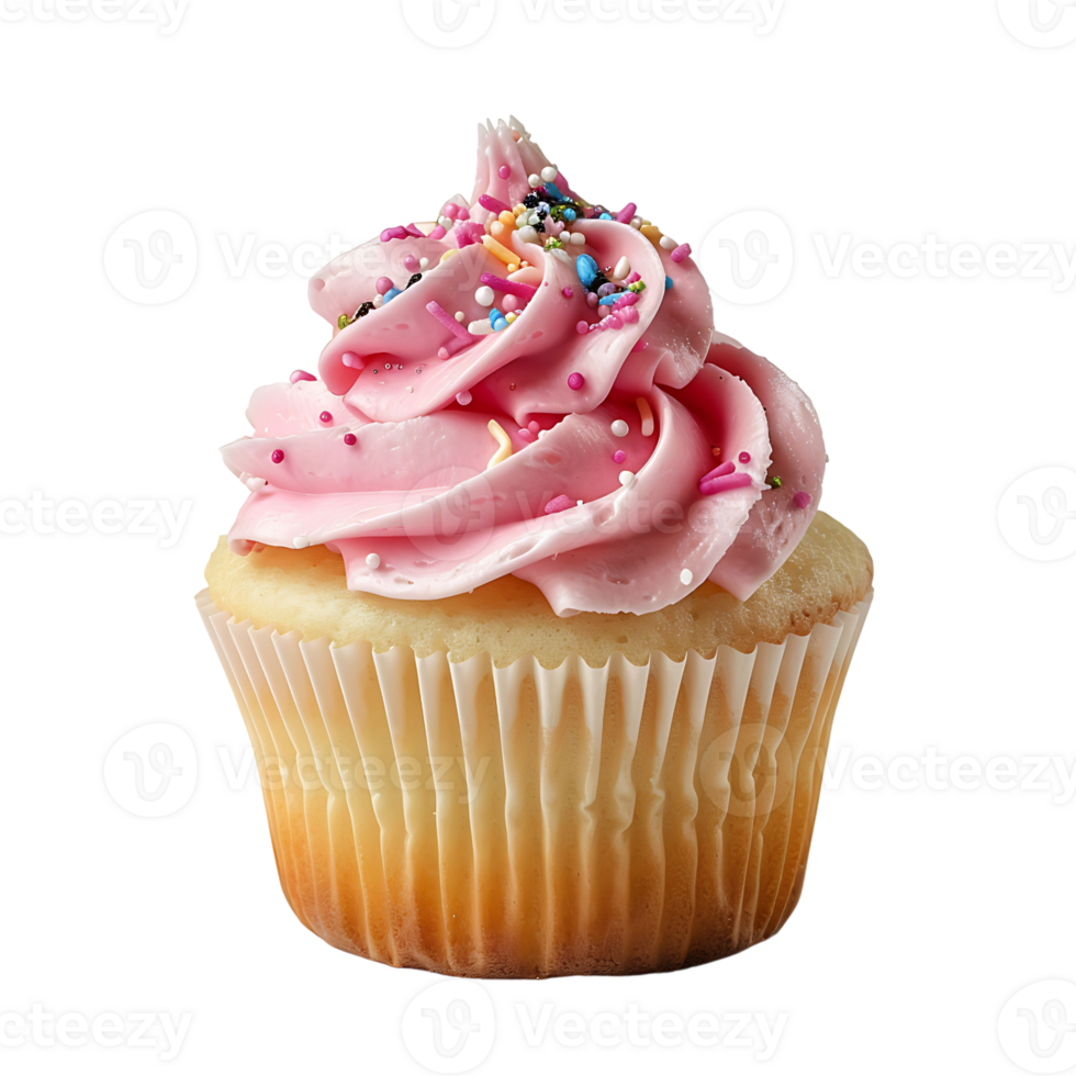 Cup cake on transparent Background png