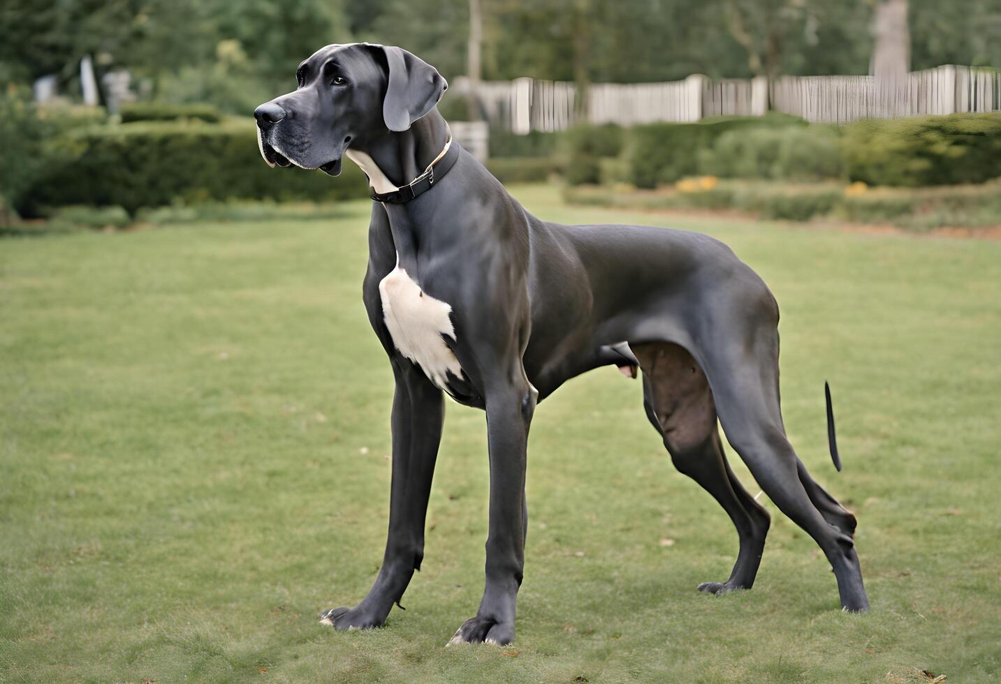 A view of a Great Dane photo