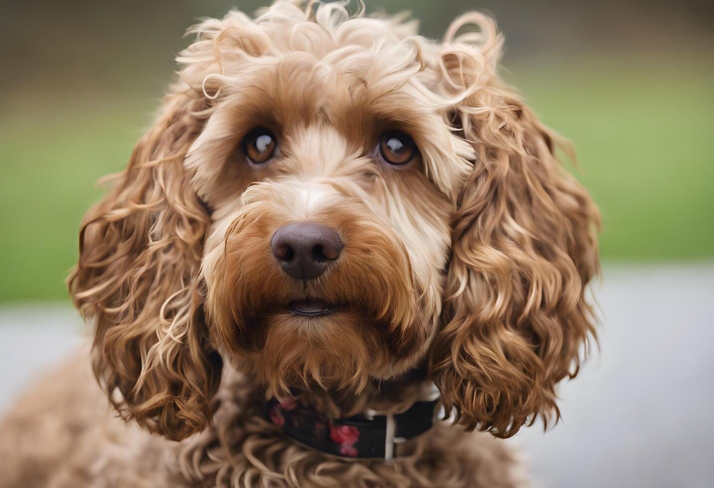 A view of a Cokapoo dog photo