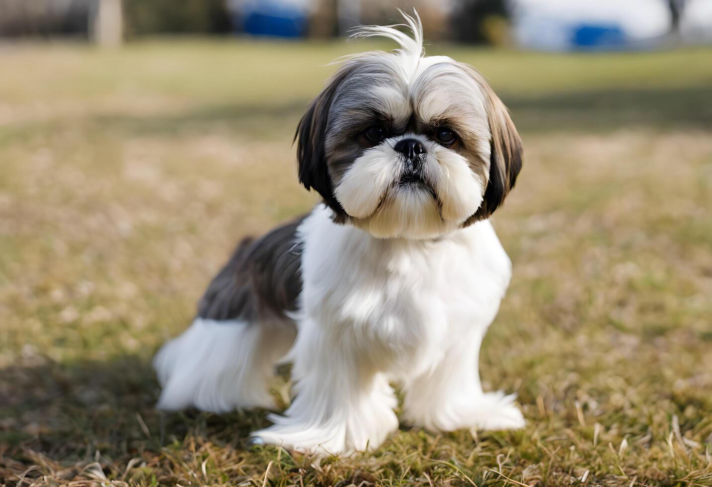 A view of a Shih Tzu photo