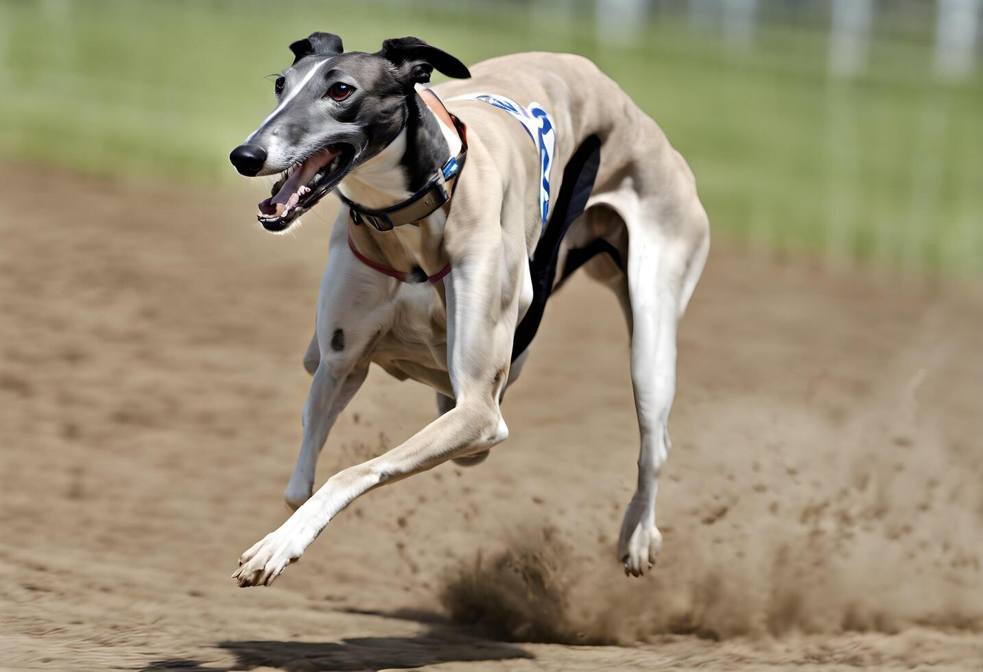 A view of a Greyhound photo