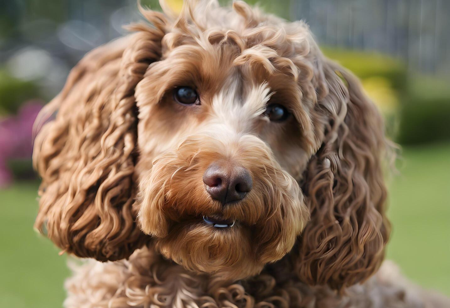 A view of a Cokapoo dog photo