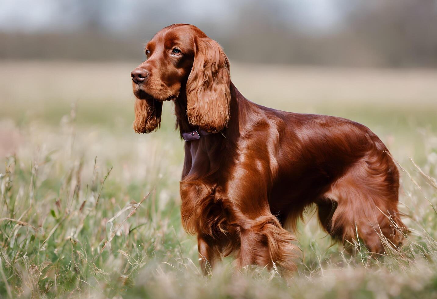 A view of a Red Setter photo