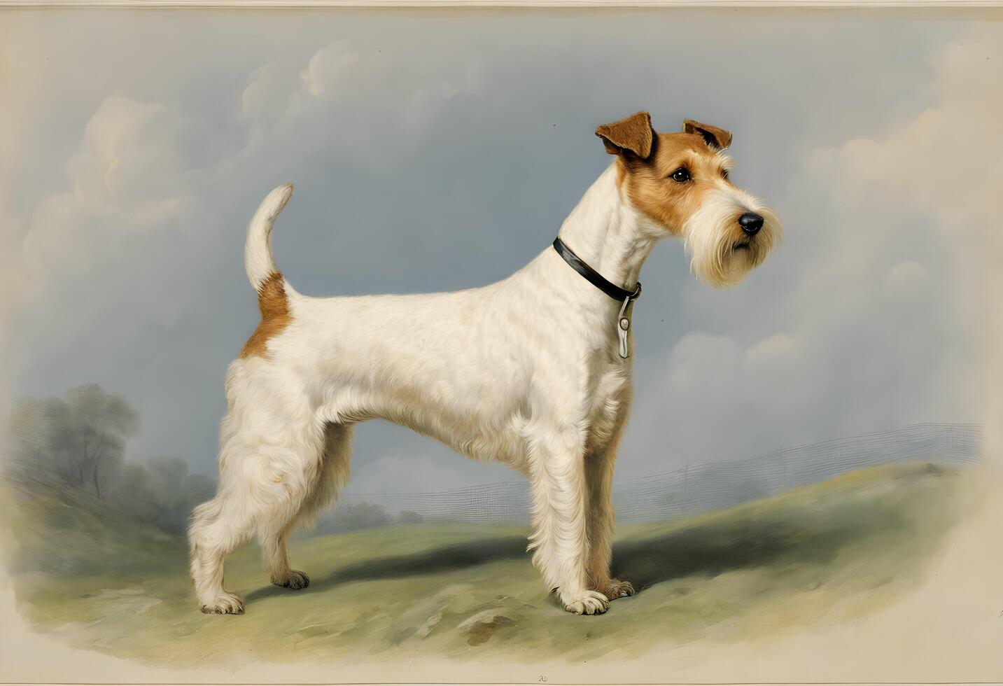 A view of a Fox Terrier photo