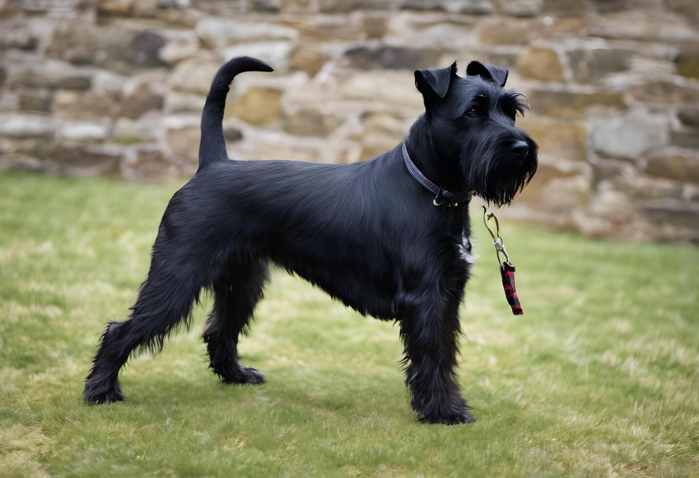 un ver de un escocés terrier foto