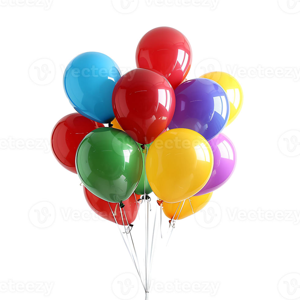Balloons on transparent Background png