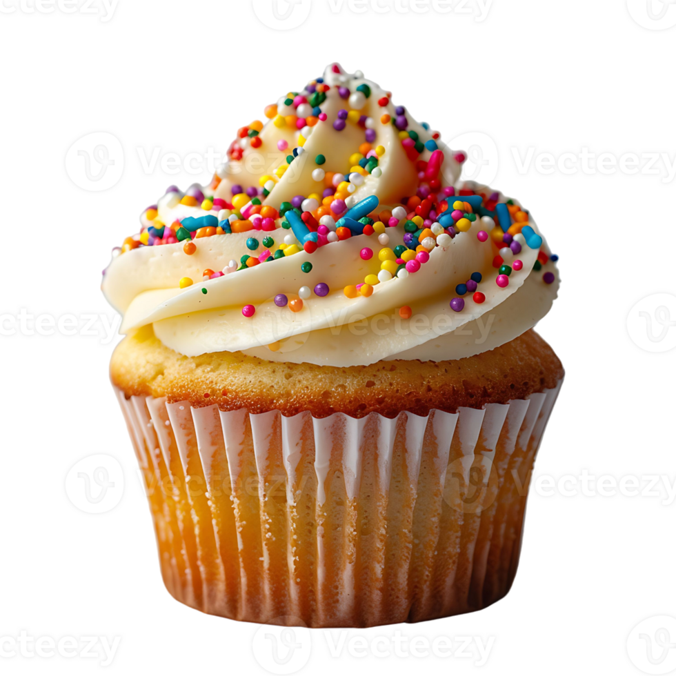 Cup cake on transparent Background png