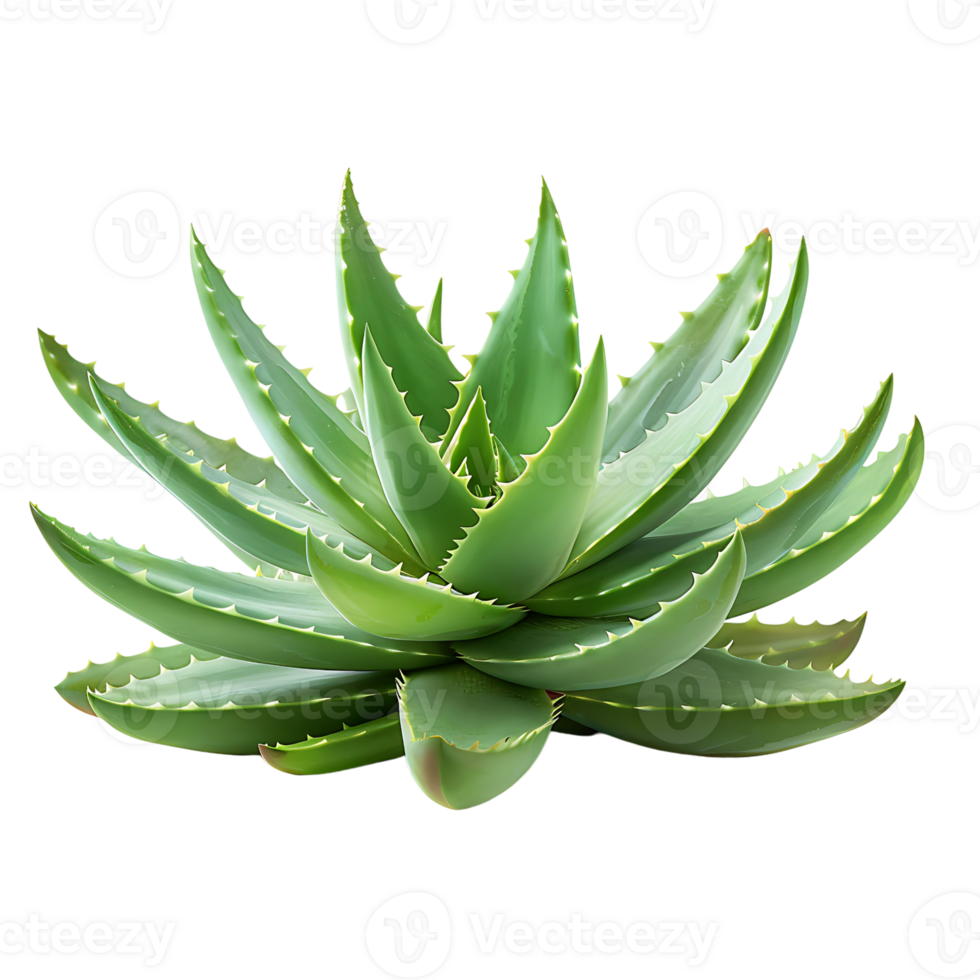 aloe vera on transparent Background png