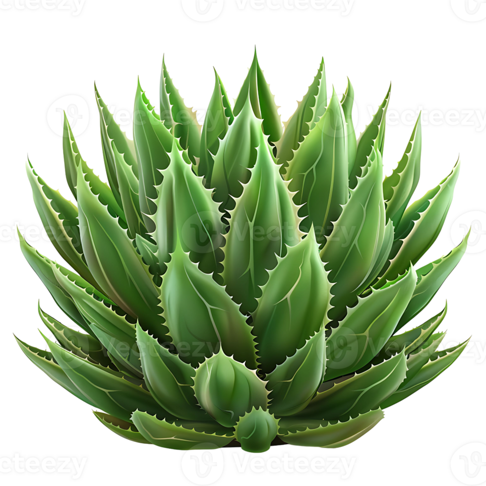 aloe vera on transparent Background png