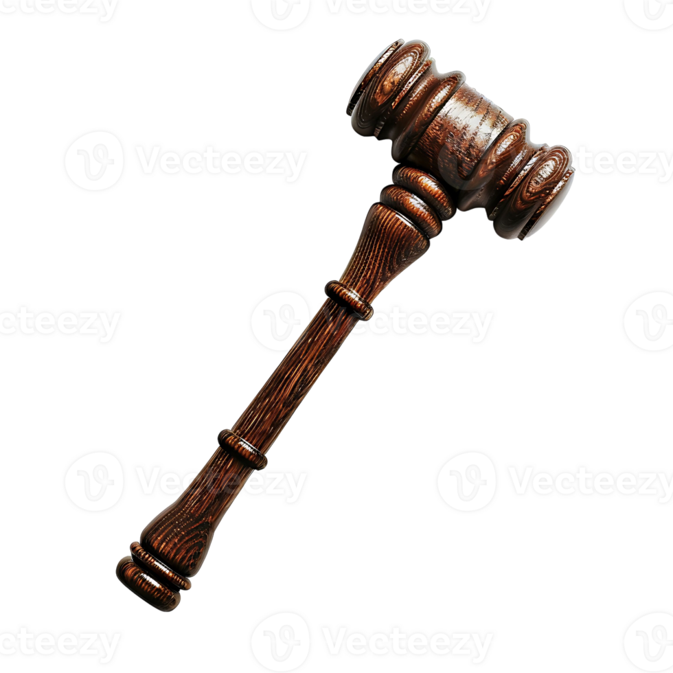 Judge Hammer on transparent Background png