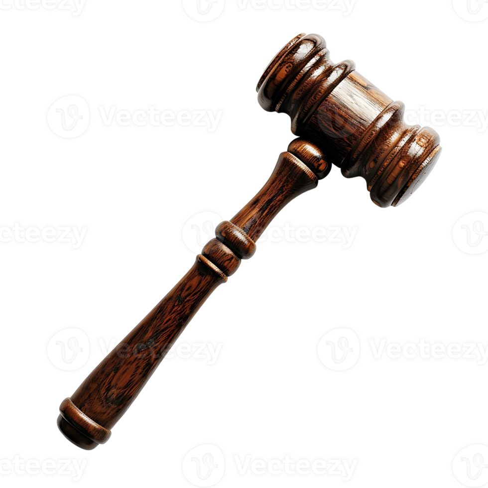 Judge Hammer on transparent Background png