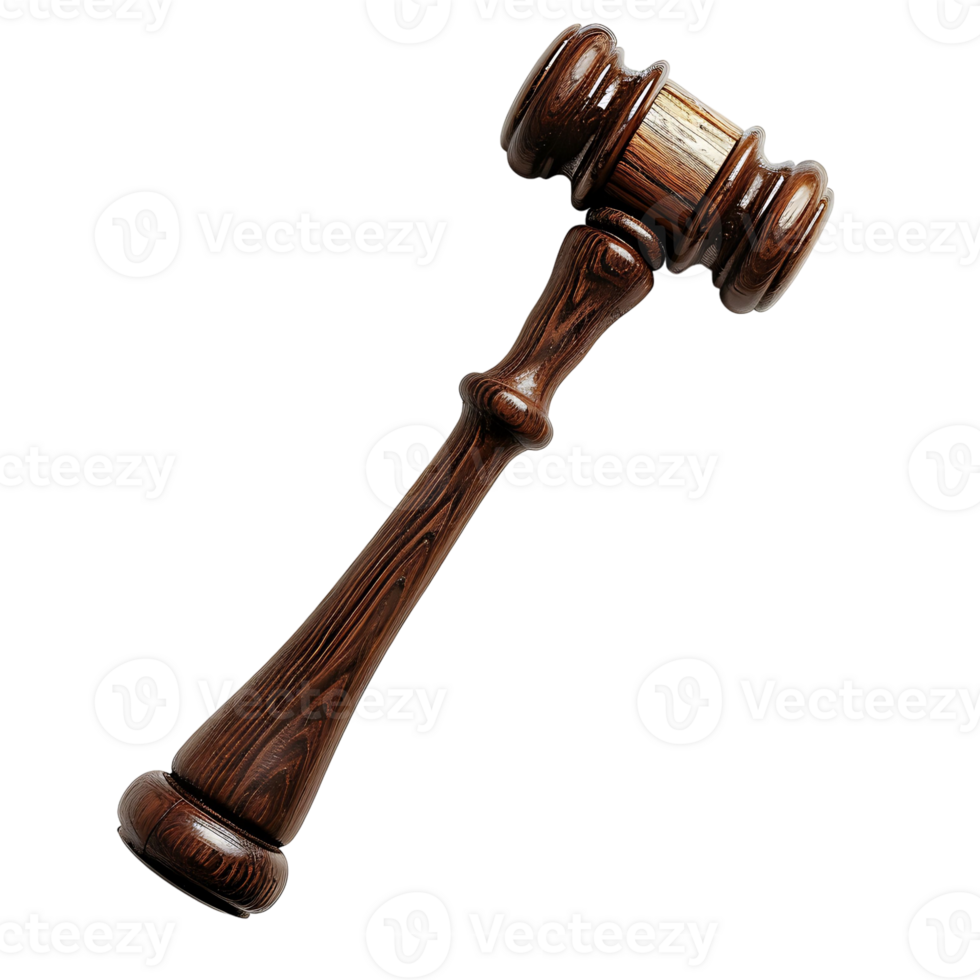 Judge Hammer on transparent Background png