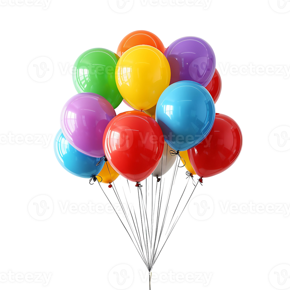Balloons on transparent Background png