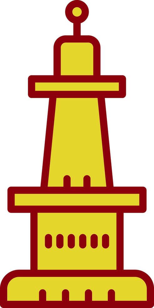 Monument Vintage Icon Design vector