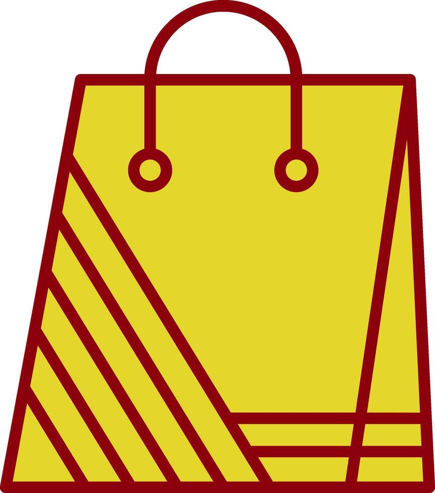 Shopping Bag Vintage Icon Design vector